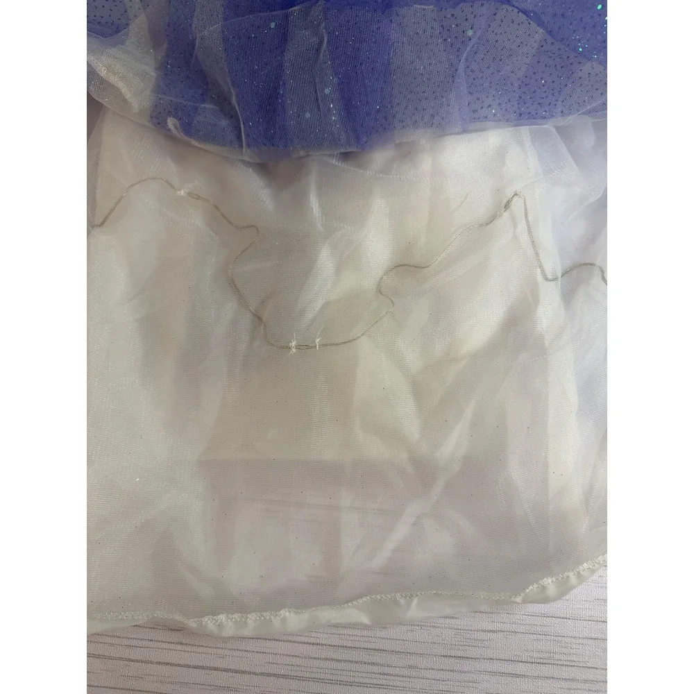 Disney Frozen Snow Queen Elsa Light Up Deluxe Costume Kids Medium 7-8 128089K